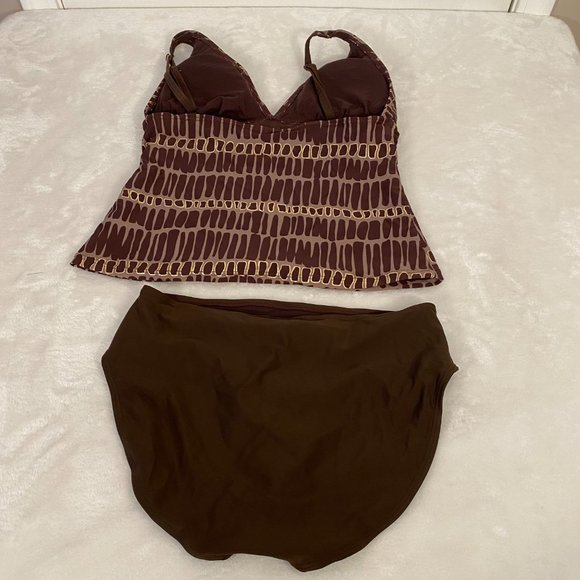 - Cover Me tankini 10 EUC  Worn ONCE! - Picture 3 of 5